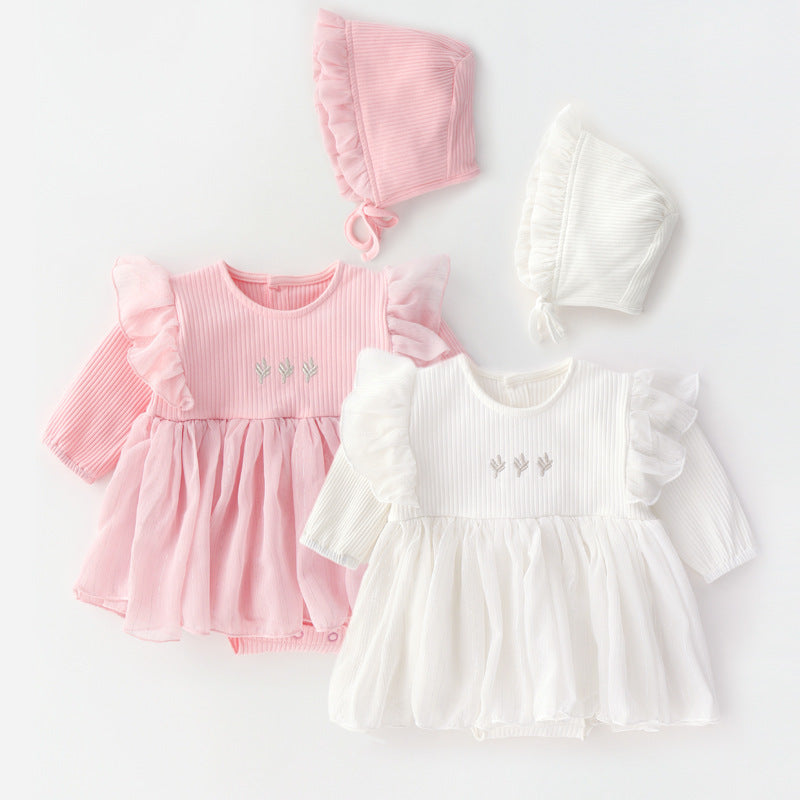 Flauschiges Baby-Prinzessinnenkleid