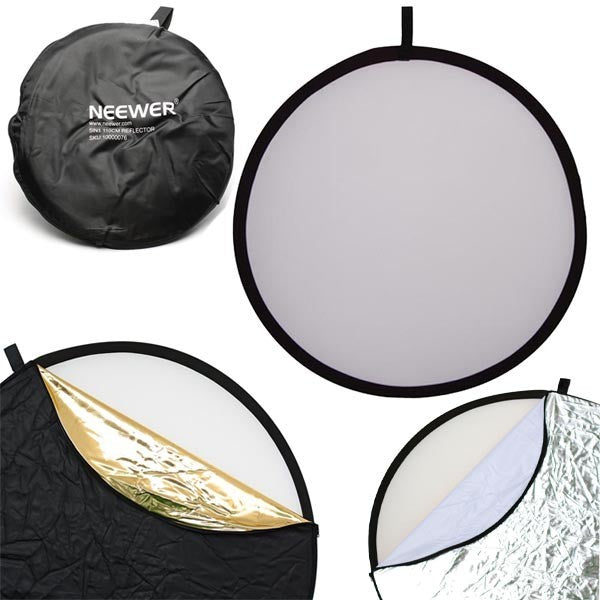 K&F CONCEPT 80cm/32" Fotografie Zusammenklappbarer Lichtreflektor 5-in-1