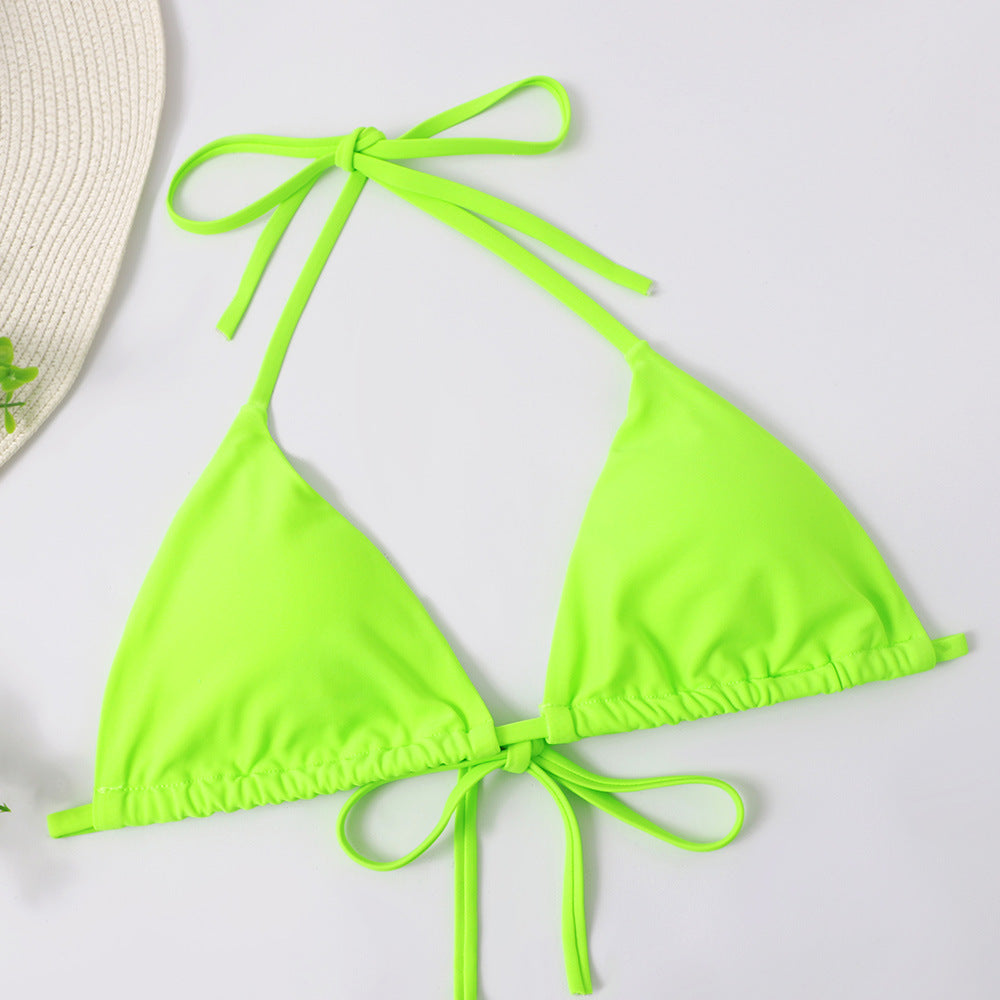 Dreiteiliges Bikini-Set mit Printkleid