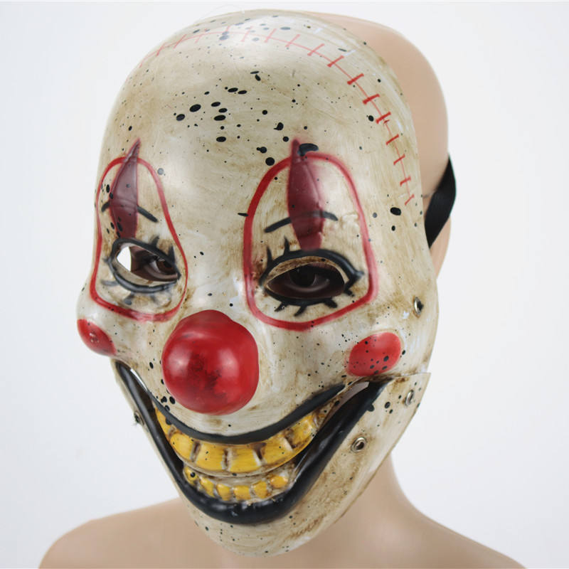 Gruselige Halloween-Clownmaske