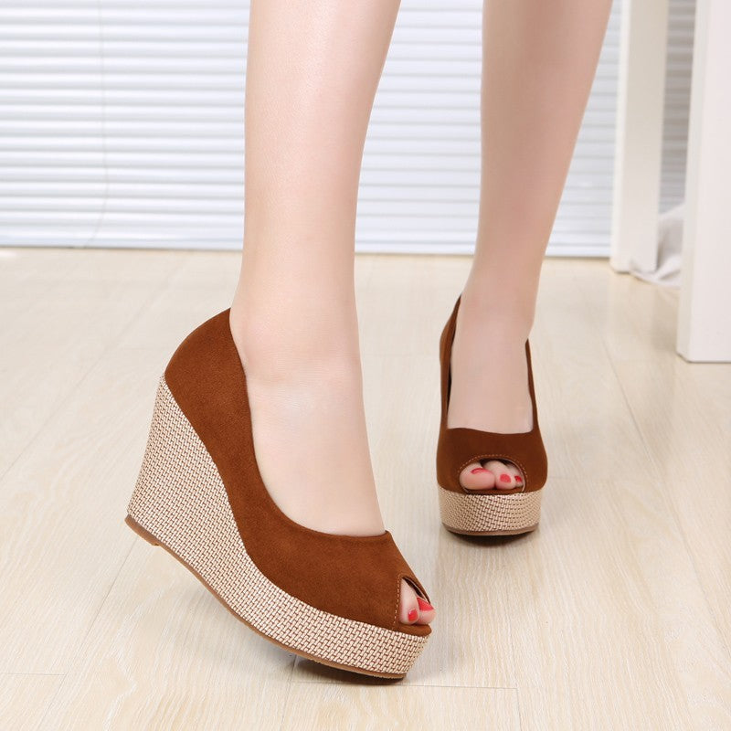 Damenschuhe mit dicke Sohle