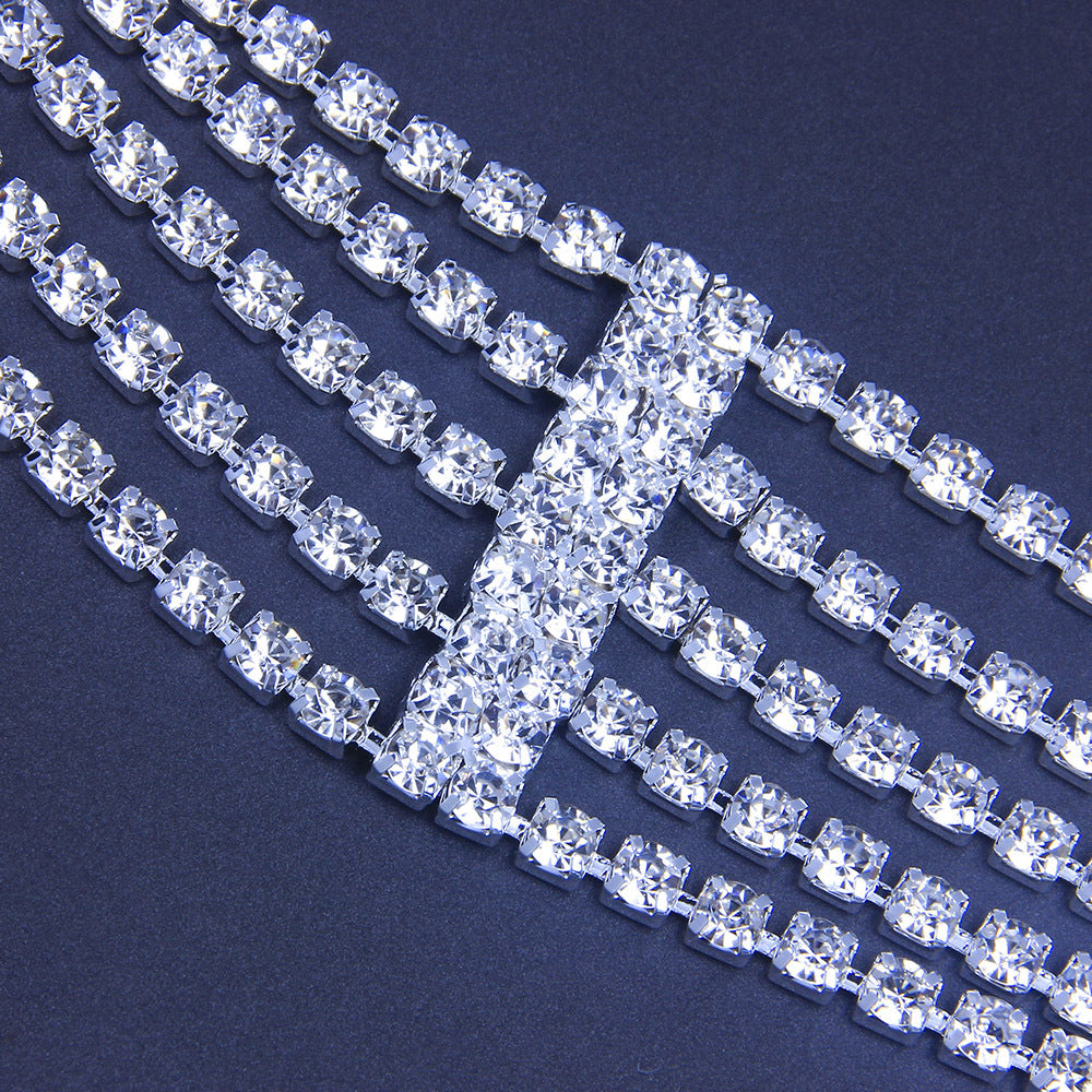 Diamond Strass elastisches Stirnband