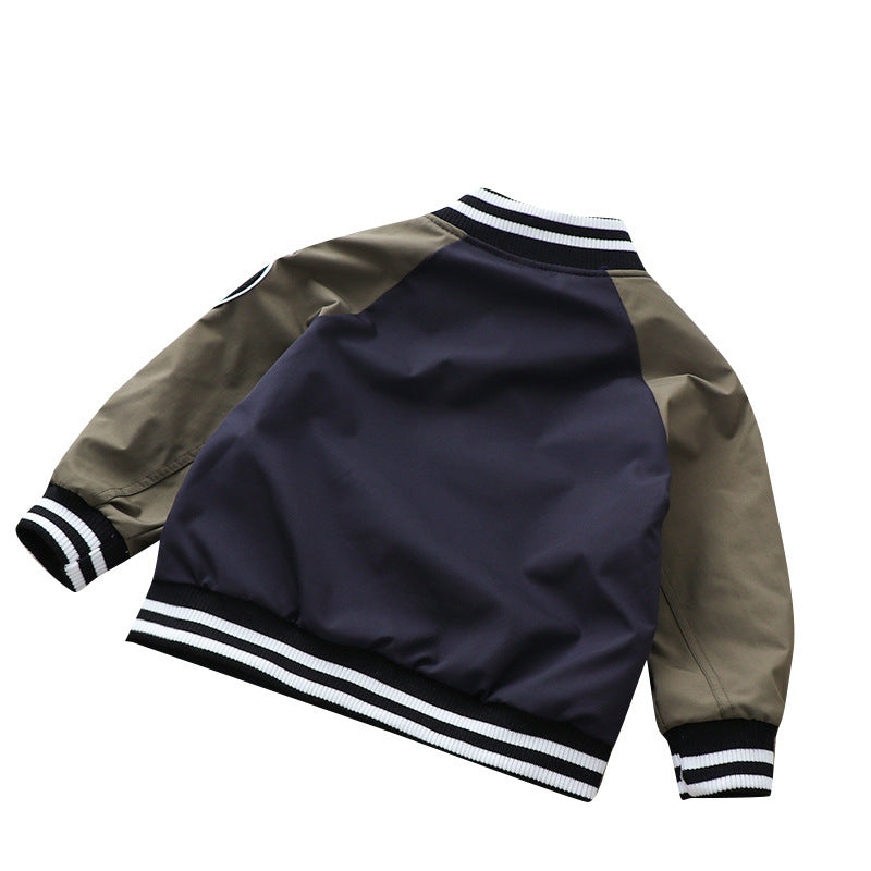 New Boys Handsome Baseball Uniform - Collegejacke