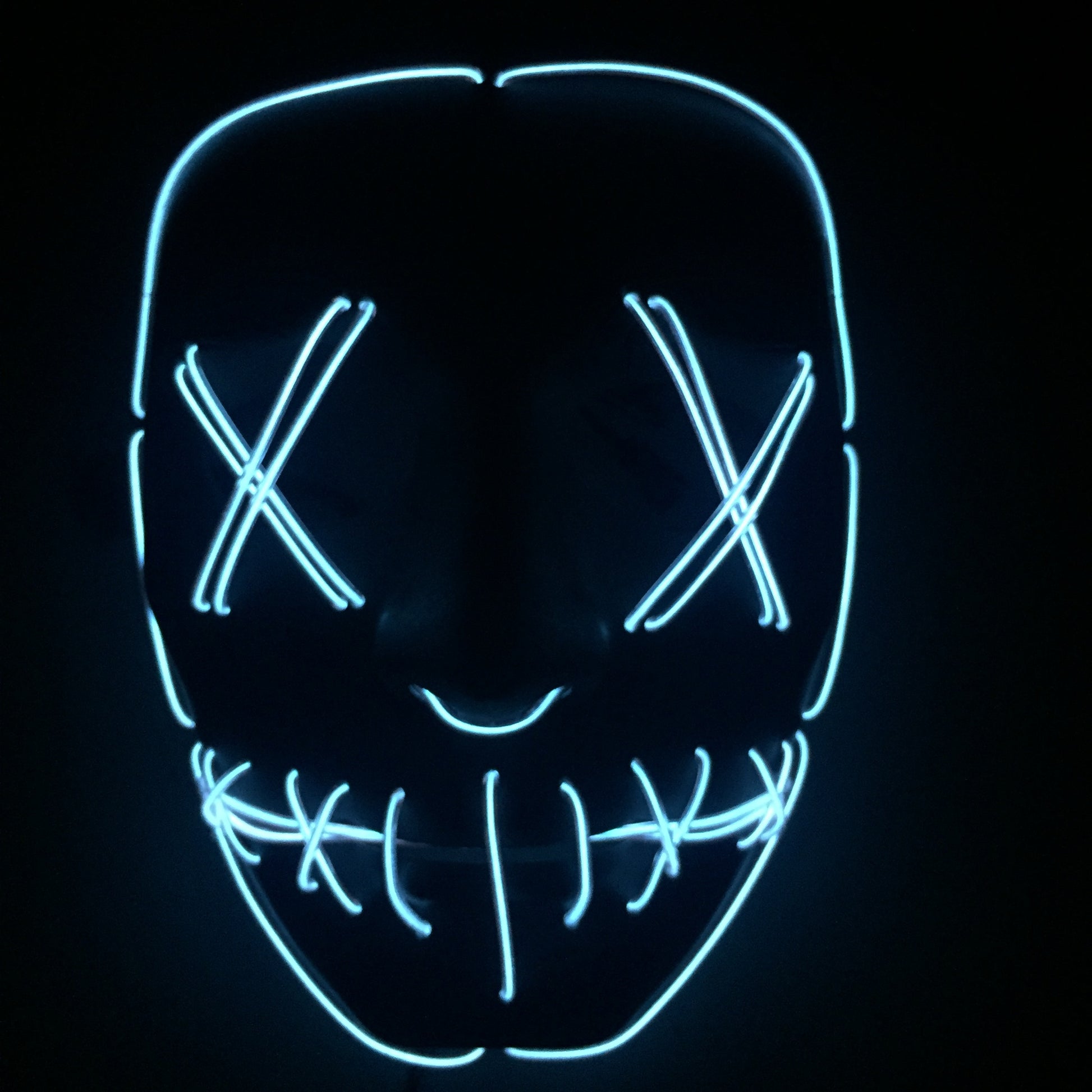 Halloween LED leuchtende Vollgesichtsmaske