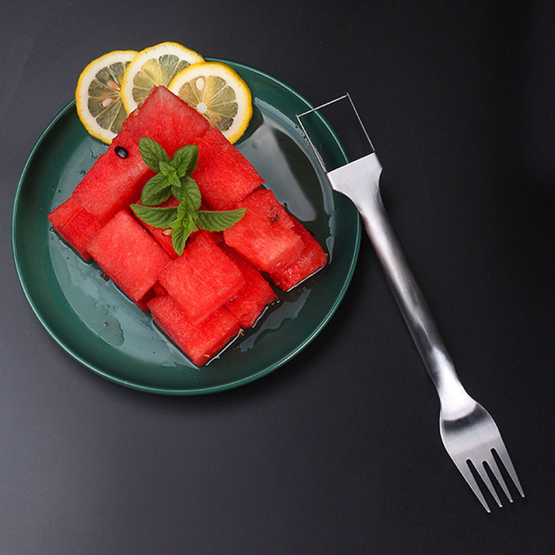 2-in-1-Wassermelonen-Gabelschneider