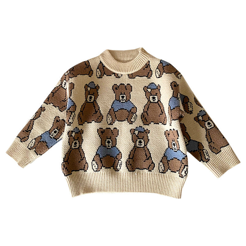 Unisex Bär Pullover