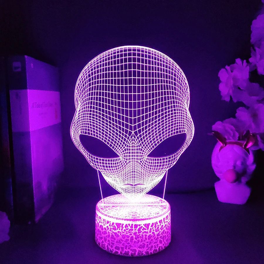 Alien Form 3D Nachtlicht