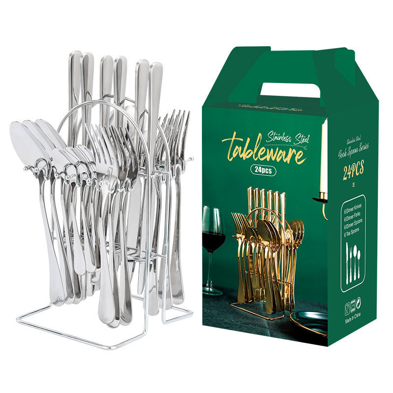 Geschirr Set aus Edelstahl