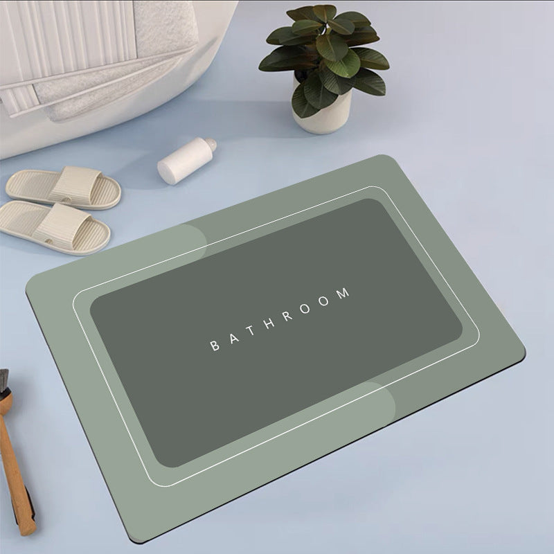 Saugfähige und schnelltrocknende Bodenmatte für das Badezimmer