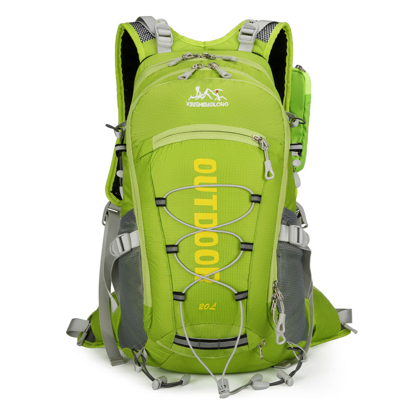 Rucksack zum Radfahren, Wandern, Bergsteigen und Langlaufen, Sport-Laufrucksack, leicht und atmungsaktiv