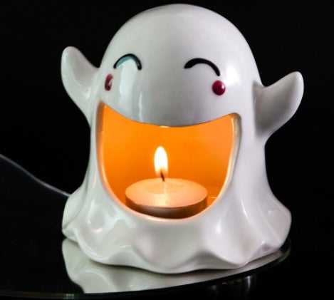 Halloween Keramik Kerzenhalterung