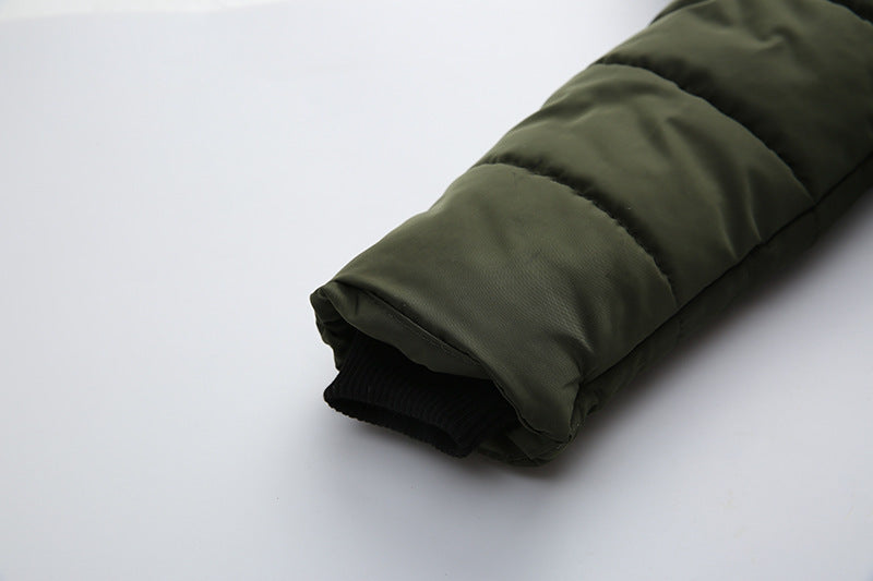 Jungen Kapuze Baumwolle Winter Jacke