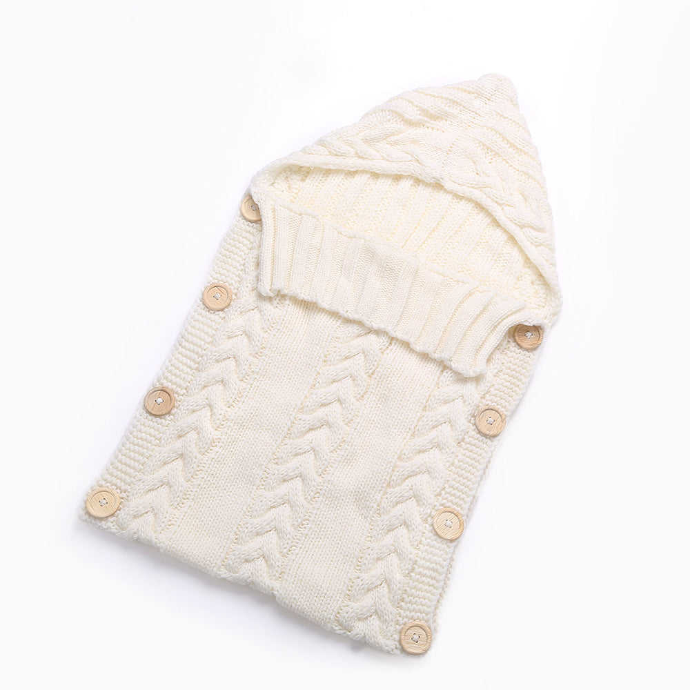 Gestrickter Babyschlafsack