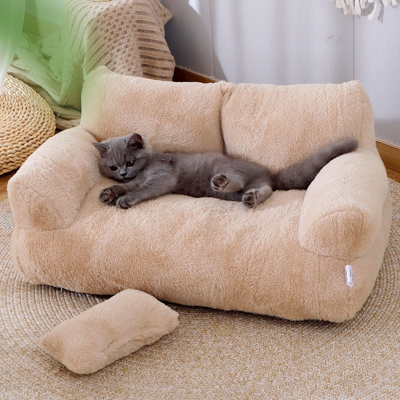 Luxuriöses Katzen und Hundebett