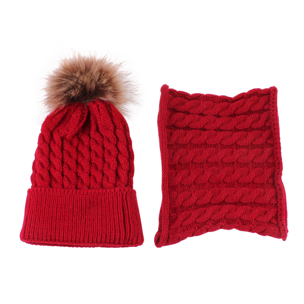 Baby Wintermütze + Schal Set
