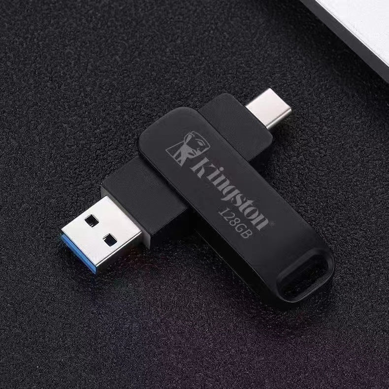 Rotierenden Metall USB und USB-C Stick