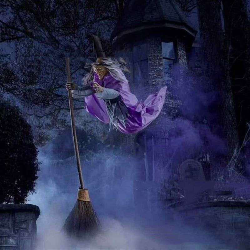 Halloween fliegende Hexe Dekoration