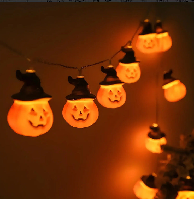 Halloween-Beleuchtungskette, Innen- und Aussendekoration