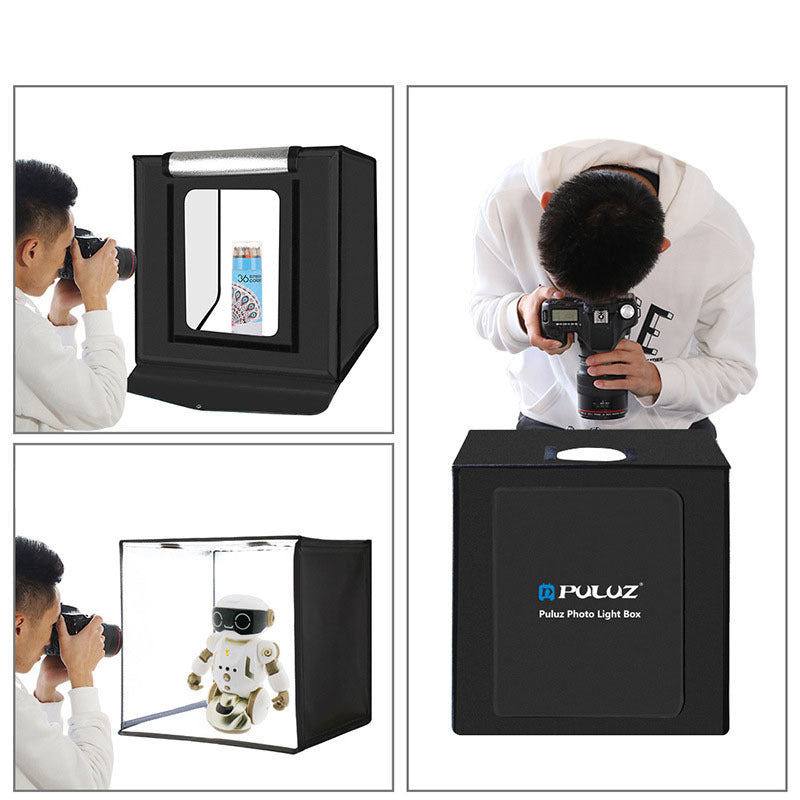 40CM Faltbare Foto-Studio-Box mit LED-Hervorhebung