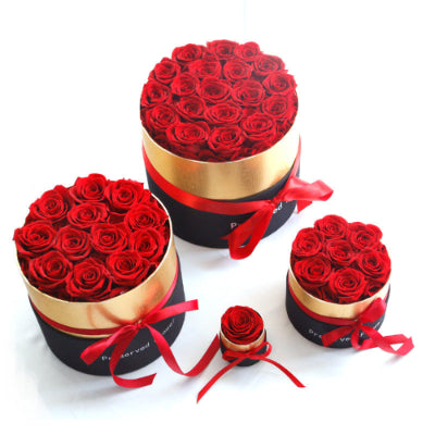 Ewige Rosen in Box
