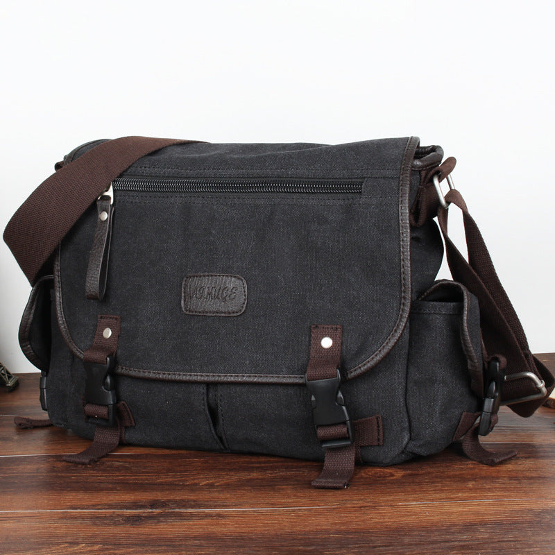 Canvas-Umhängerucksack für Herren „Postman“