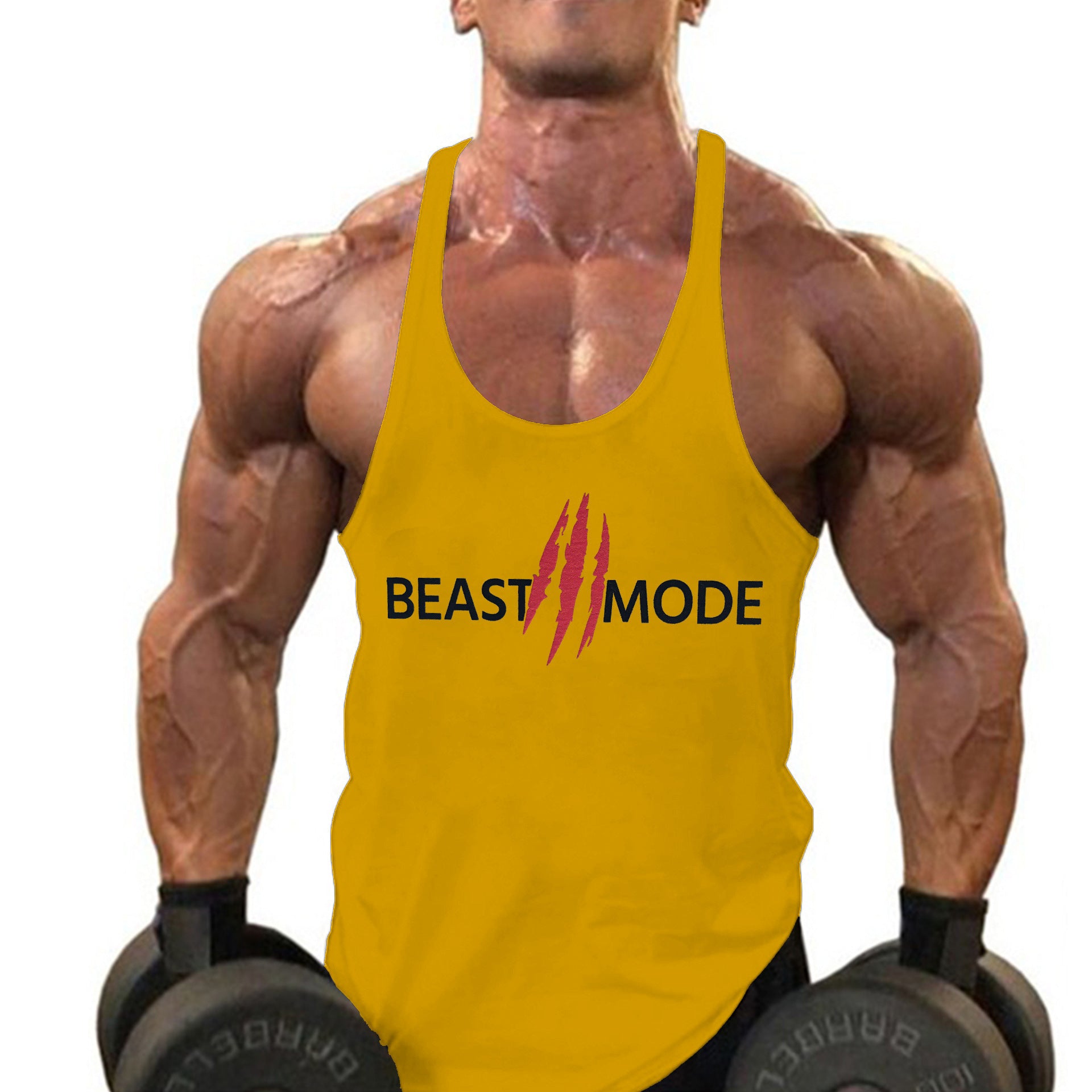 Herren Baumwolle Fitness Tanktop
