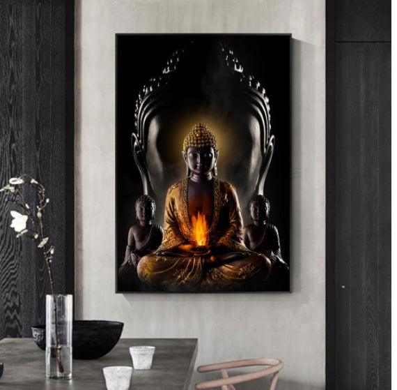Moderne Buddha Leinwand Kunst