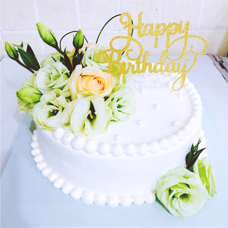 Happy Birthday Tortenflagge