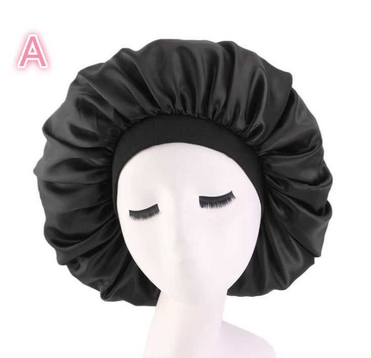 Seide Bonnet Schlaf Nachtmütze