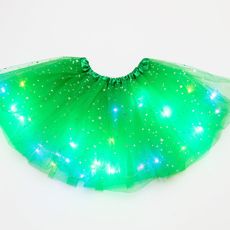 Magischer und leuchtender LED-Prinzessin-Rock
