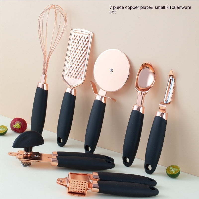 Küchen-Haushaltsschäler-Gadget-Kupferbeschichtungsset