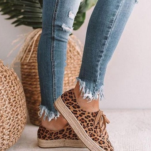 Damen Schuhe mit Leopardenmuster
