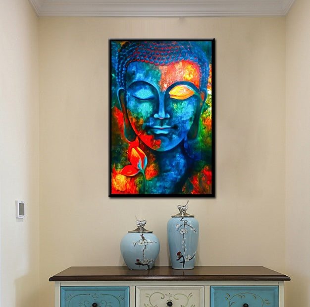 Moderne Buddha Leinwand Kunst