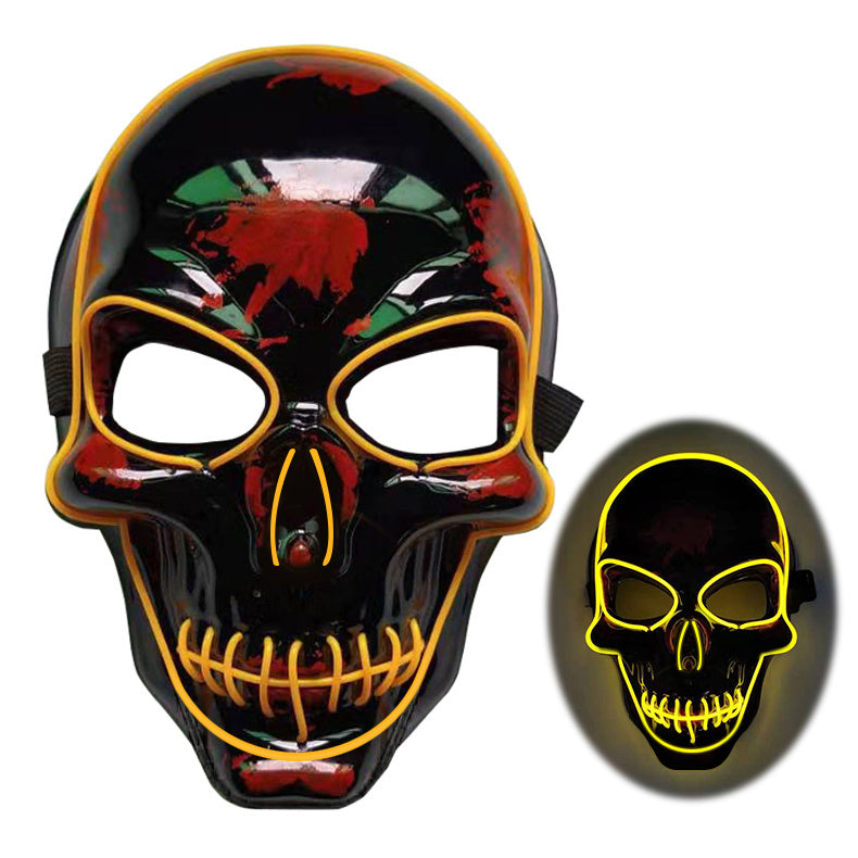 Halloween Skelettmaske LED