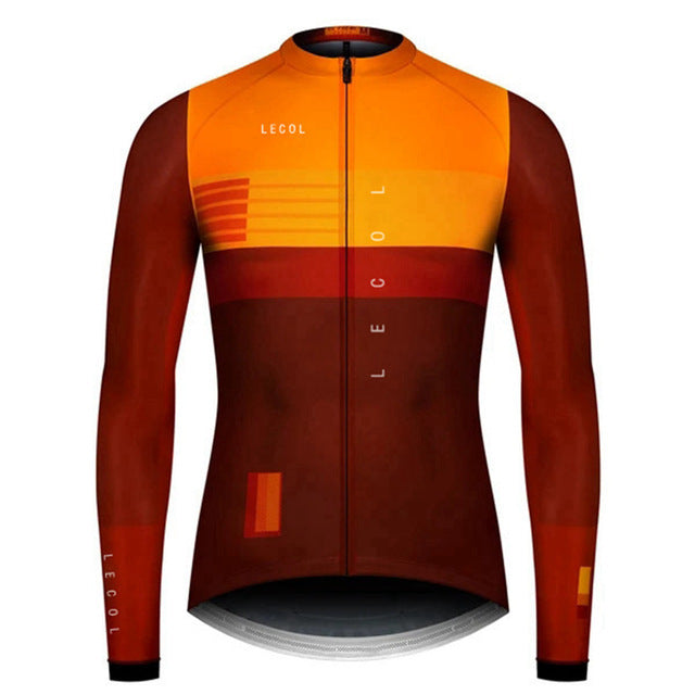 Radtrikot mit langen Ärmeln
