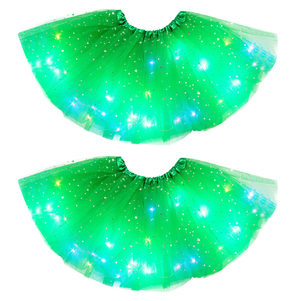 Magischer und leuchtender LED-Prinzessin-Rock