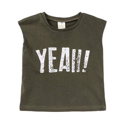 Ärmelloses Kinder-T-Shirt