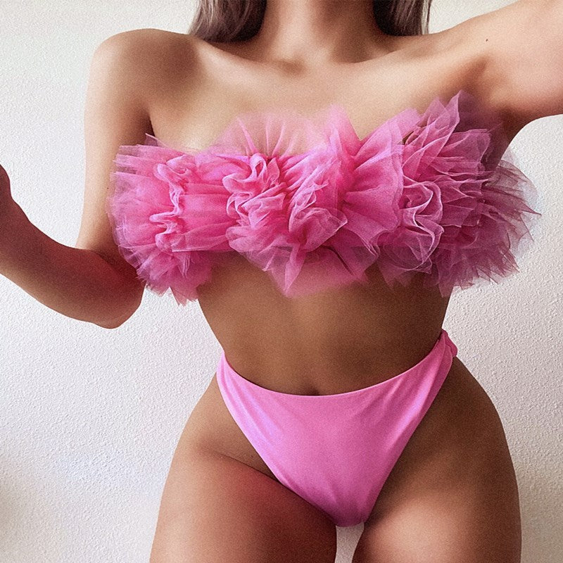 Eingewickelter Bikini
