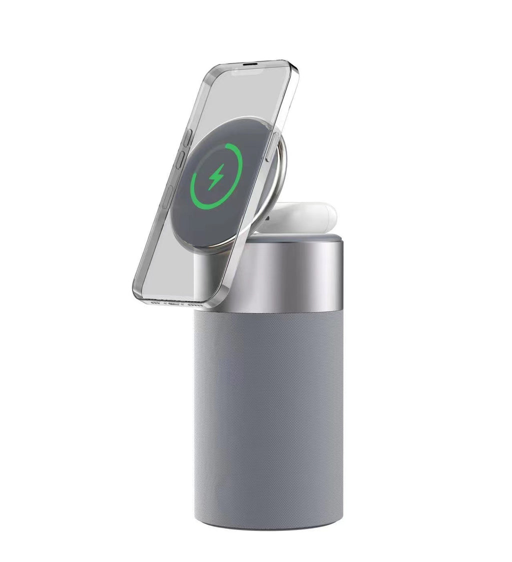 3 In 1 Multifunktions-IPhone und AirPods Ladegerät und Lautsprecher