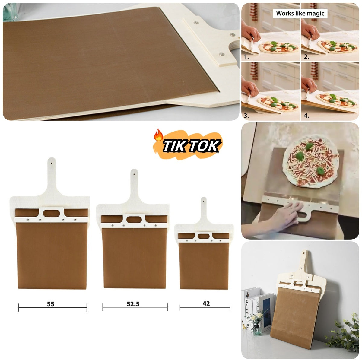 3 Grössen Pizzaschaufel