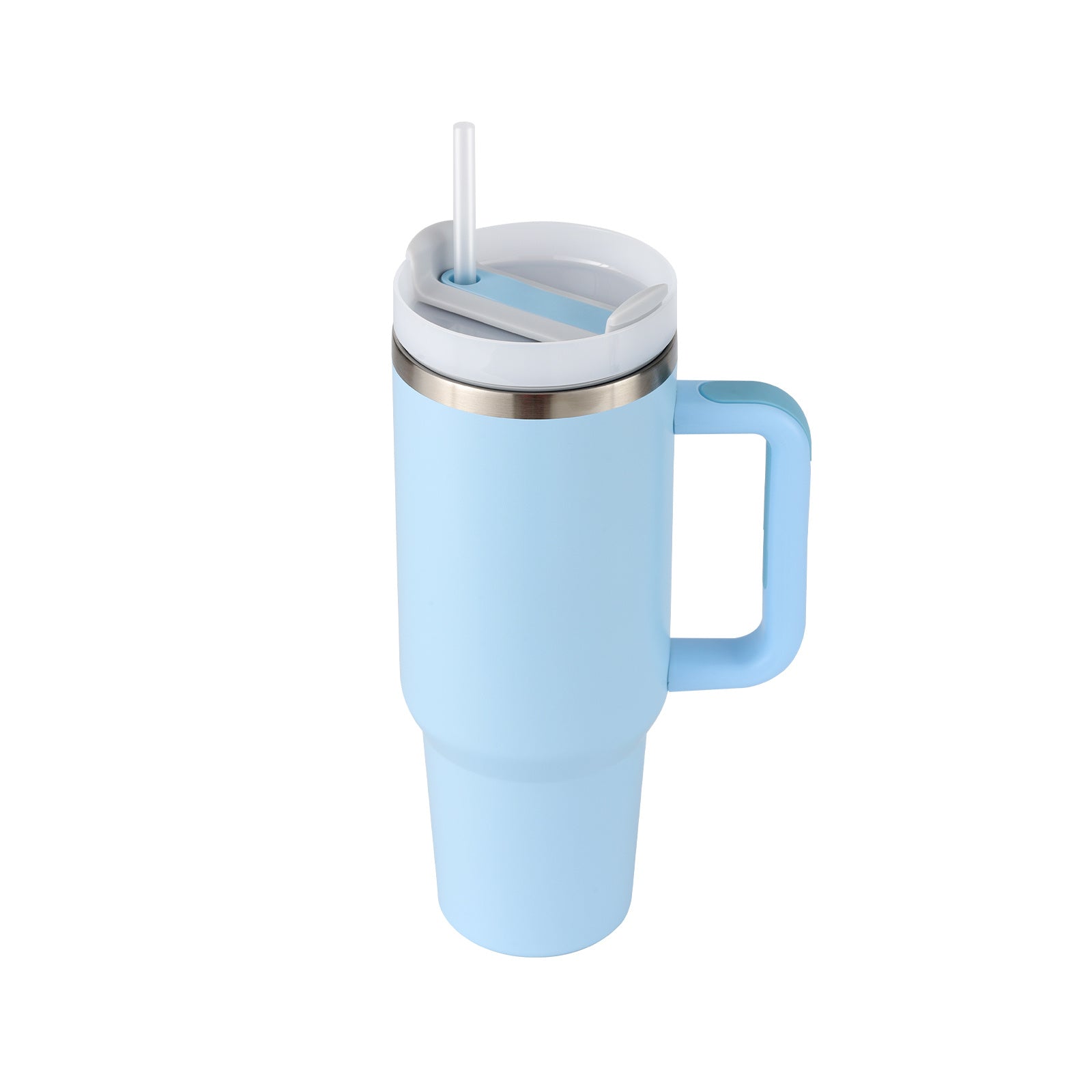 Thermobecher mit Strohhalm