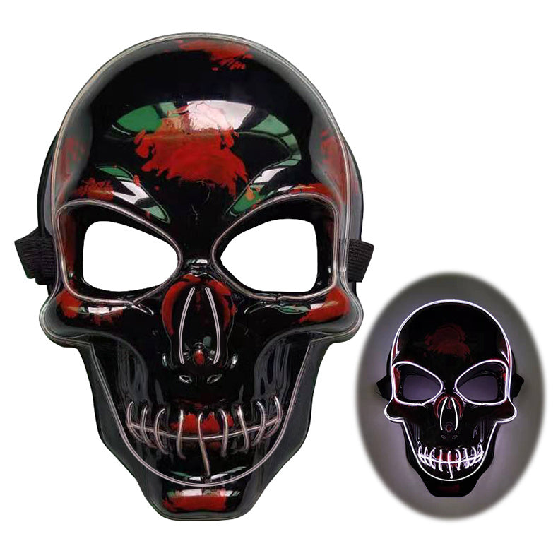 Halloween Skelettmaske LED