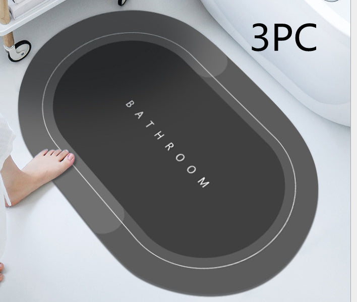 Saugfähige und schnelltrocknende Bodenmatte für das Badezimmer