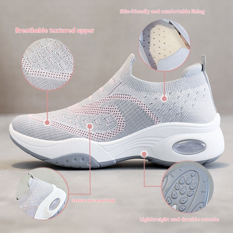 Atmungsaktiver, vielseitiger Freizeit-Sneaker mit weicher Sohle