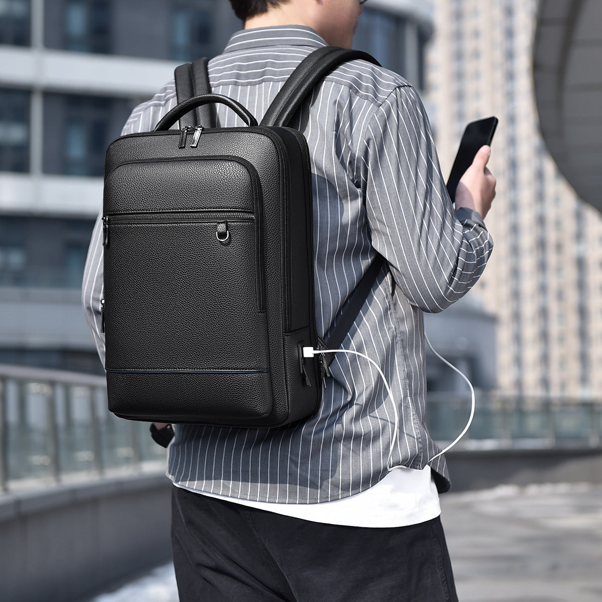 Multifunktionale Computertasche für Herren