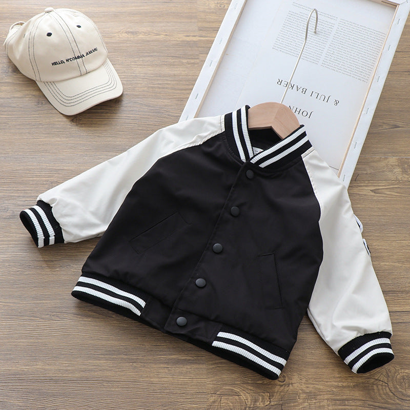 New Boys Handsome Baseball Uniform - Collegejacke