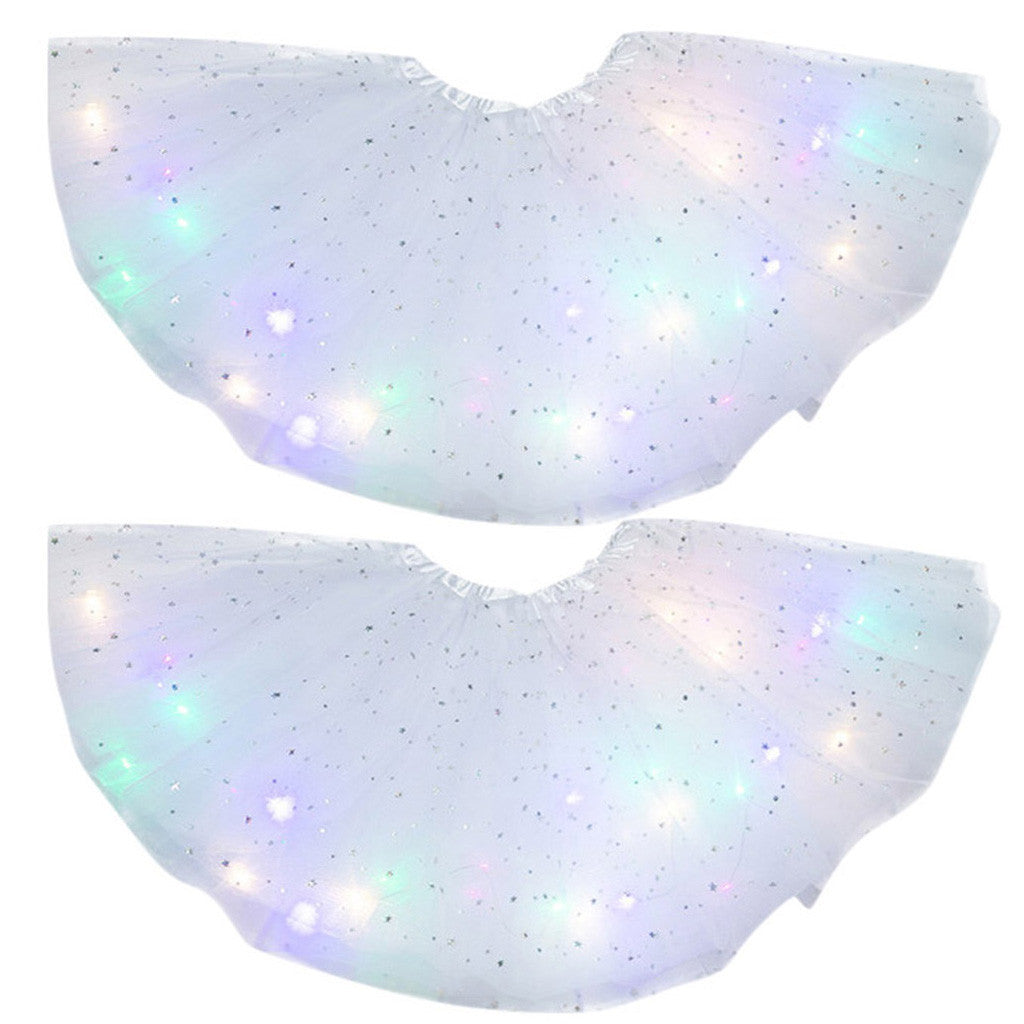 Magischer und leuchtender LED-Prinzessin-Rock