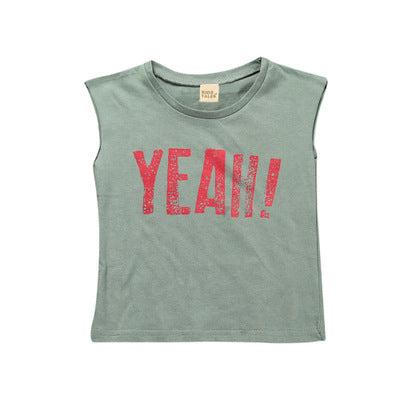 Ärmelloses Kinder-T-Shirt
