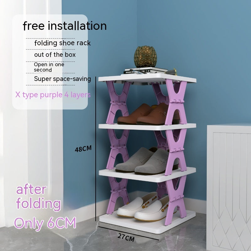 Kunststoff-installationsfreies Schuhregal