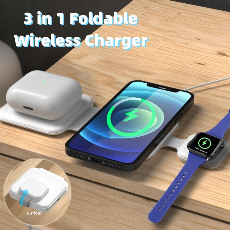 3 In 1 Magnetische Drahtlose Ladestation
